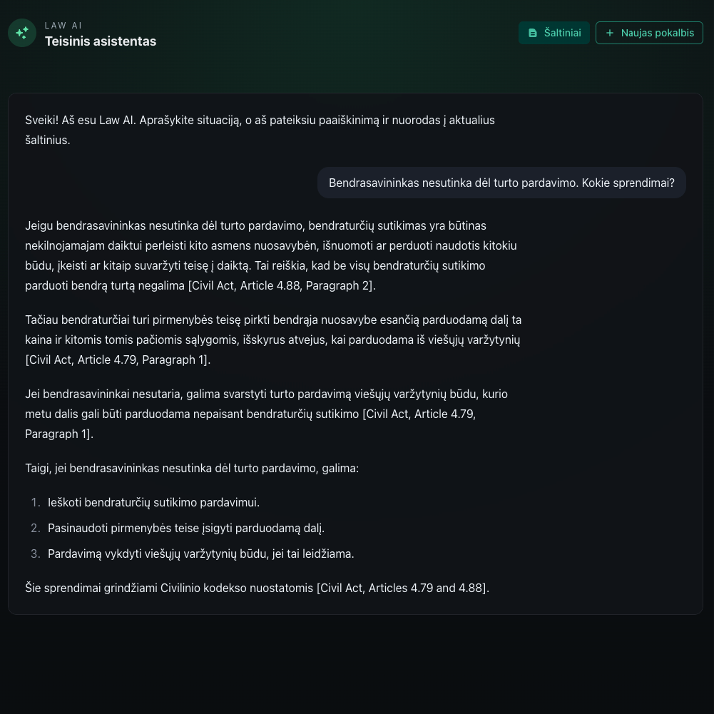 Building a Lithuanian Law Assistant with LLM and RAG (part 1)